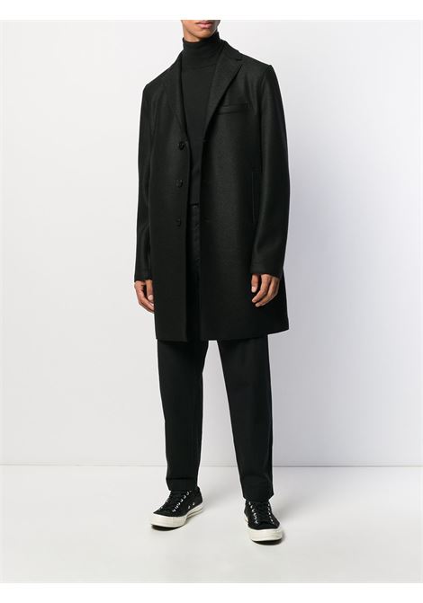 Black single breasted midi coat Harris wharf london - men HARRIS WHARF LONDON | C9101MLK199